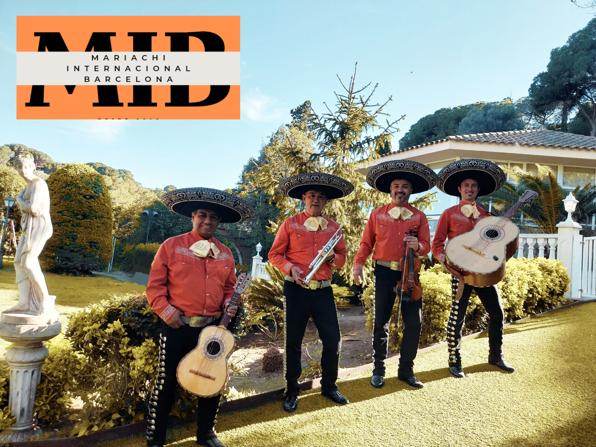 Mariachis en castillos y masías en Cataluña